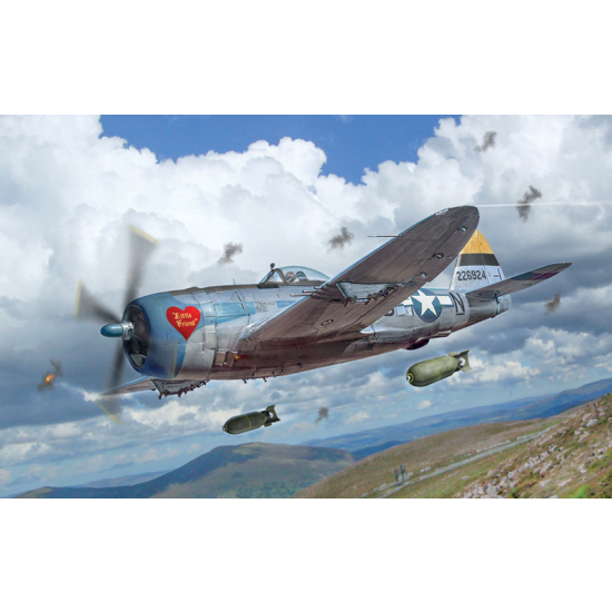Italeri 2835 , P-47D Thunderbolt myśliwiec-bombowiec , 1:48